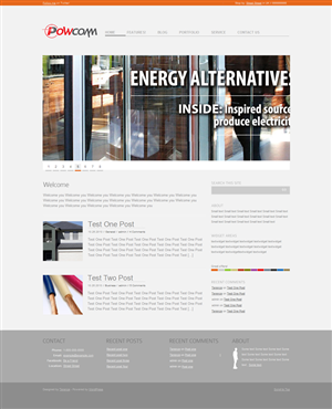 Wordpress Design by Songting for this project | Design #94576