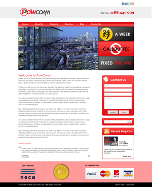 Wordpress Design by LogoDesigns.ae for this project | Design: #95232
