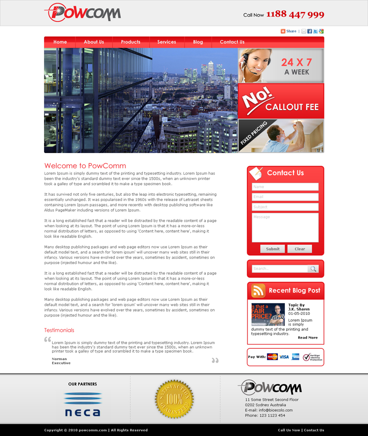 Wordpress Design by LogoDesigns.ae for this project | Design #95609