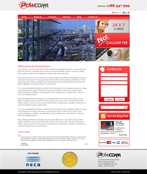 Wordpress Design by LogoDesigns.ae for this project | Design: #95609