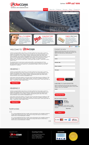 Wordpress Design by LogoDesigns.ae for this project | Design: #97005