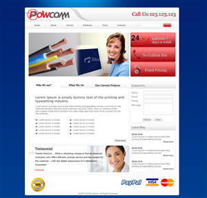 Wordpress Design by LogoDesigns.ae for this project | Design: #98690