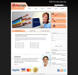 Wordpress Design by LogoDesigns.ae for this project | Design: #99071