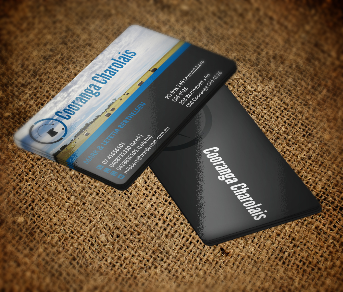 Business Card Design by MT for Cooranga Charolais | Design: #3656207