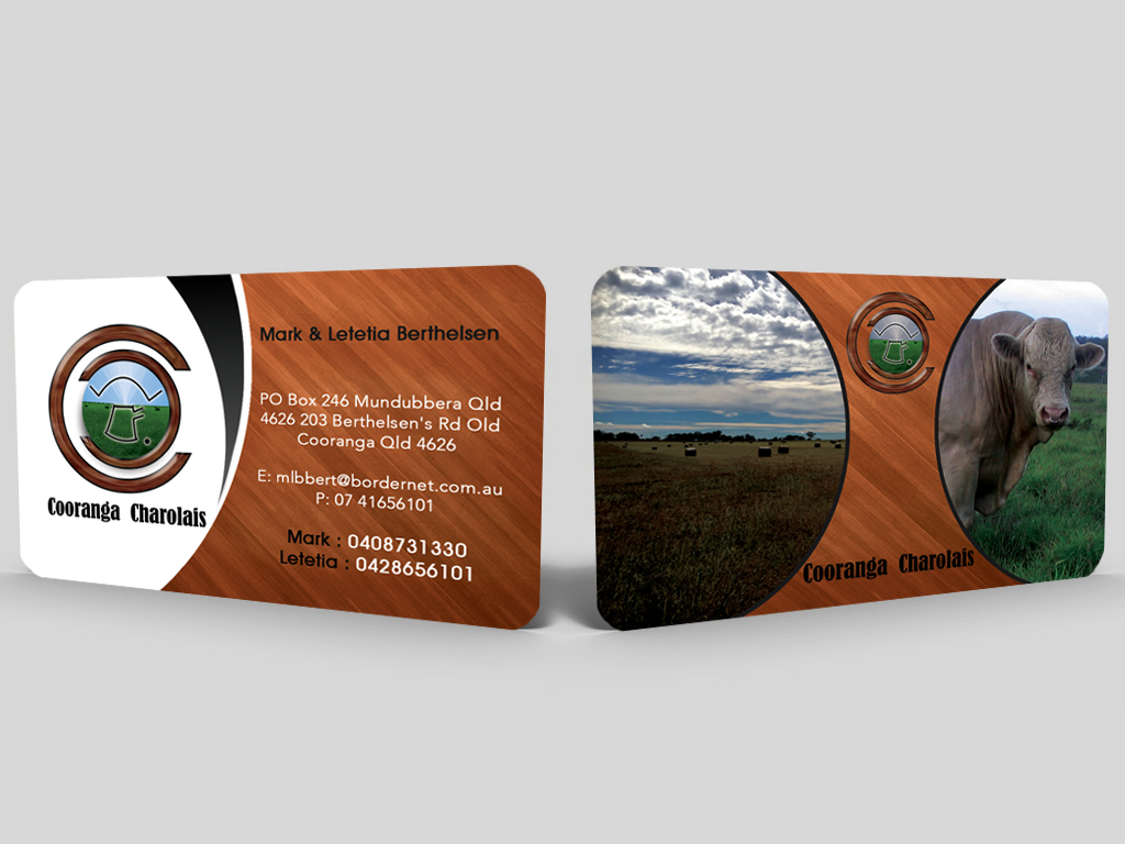 Business Card Design by Hardcore Design for Cooranga Charolais | Design #3588536