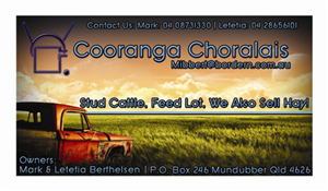 Business Card Design by HK Grafix for Cooranga Charolais | Design: #3569803