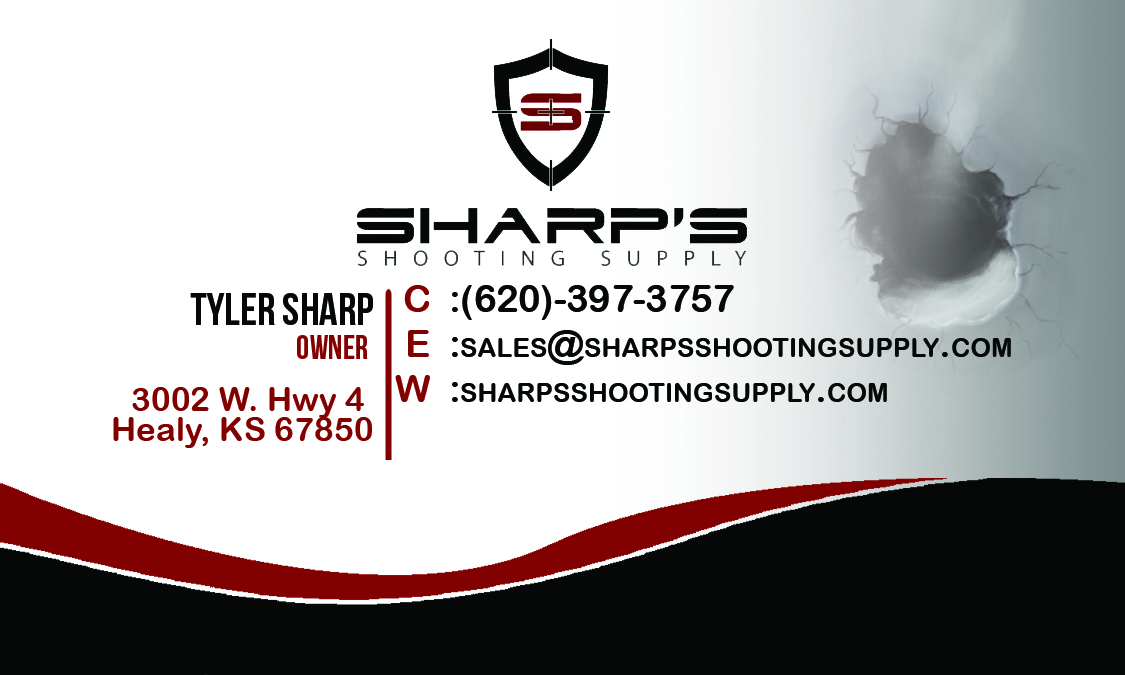 Business Card Design by Kingdom Graphic Designs for Sharp's Shooting Supply | Design #3563938