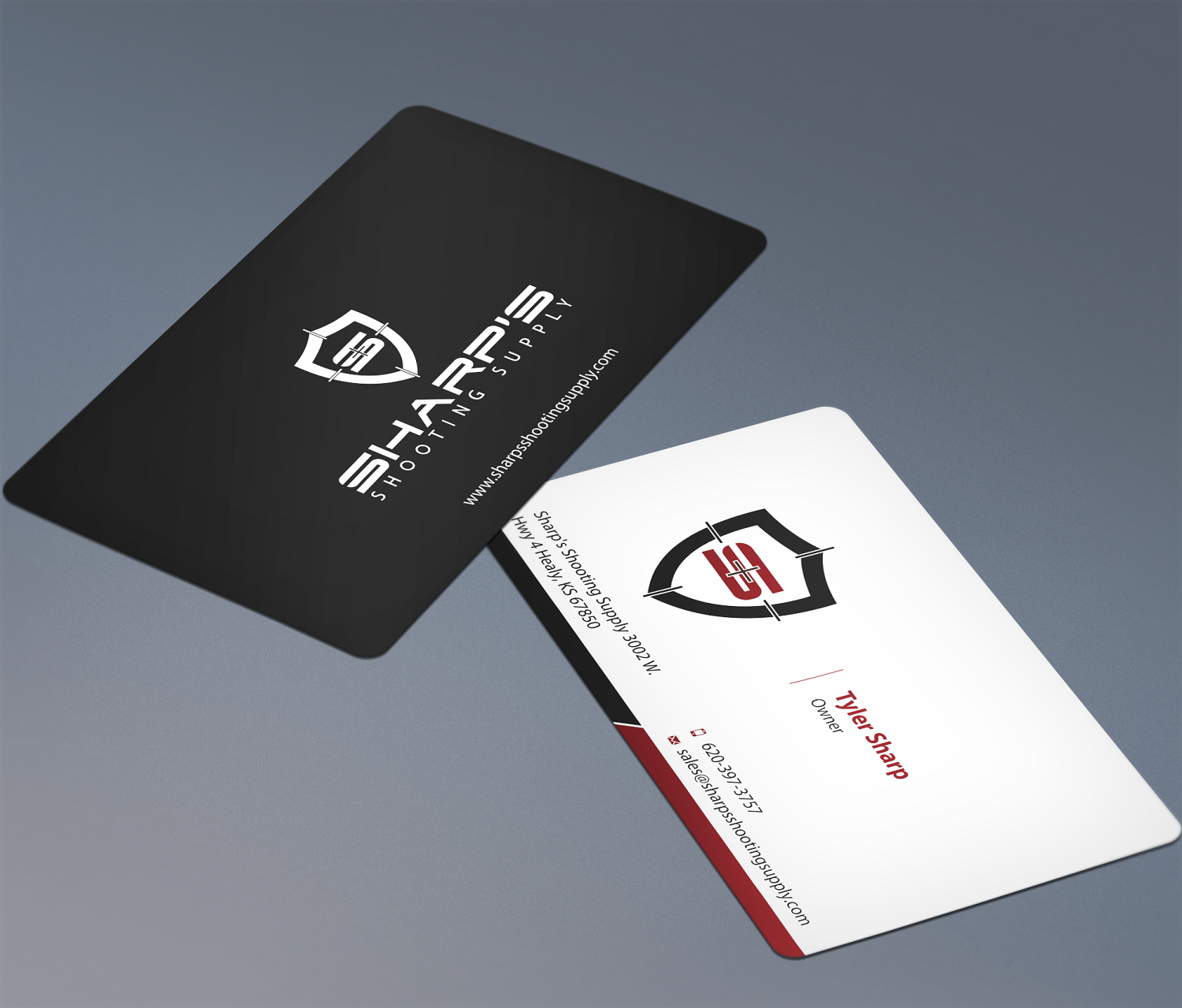 Business Card Design by teddie80 for Sharp's Shooting Supply | Design #3568265