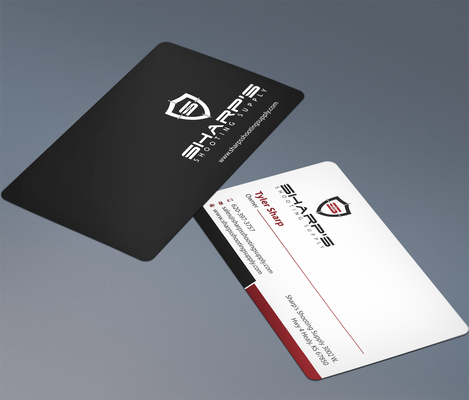 Business Card Design by teddie80 for Sharp's Shooting Supply | Design #3568267