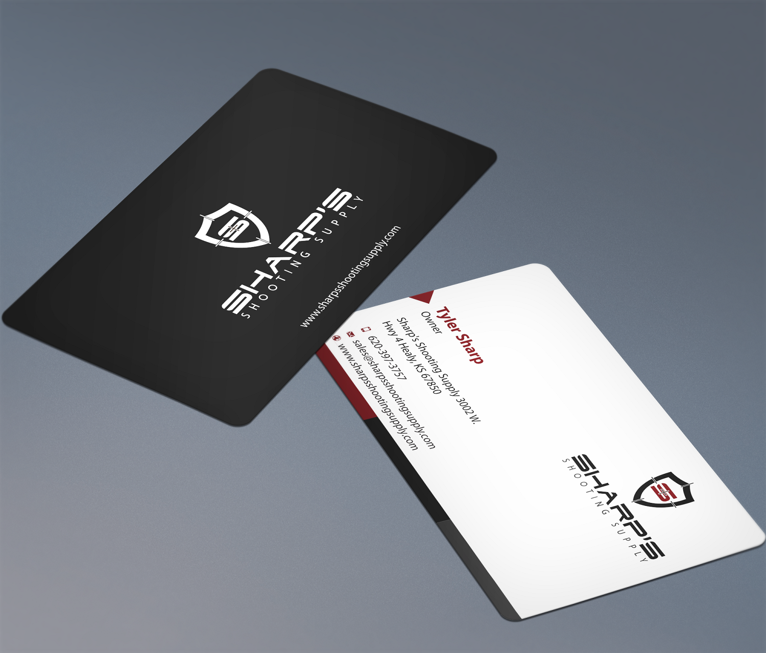 Business Card Design by teddie80 for Sharp's Shooting Supply | Design #3568879