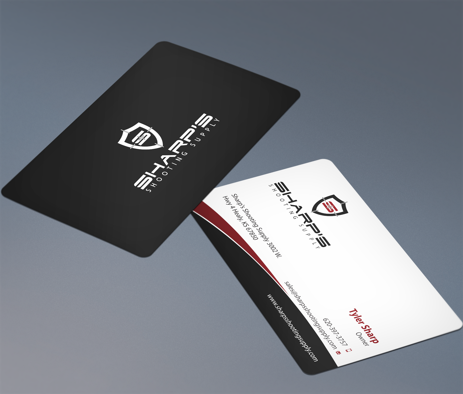 Business Card Design by teddie80 for Sharp's Shooting Supply | Design #3568882