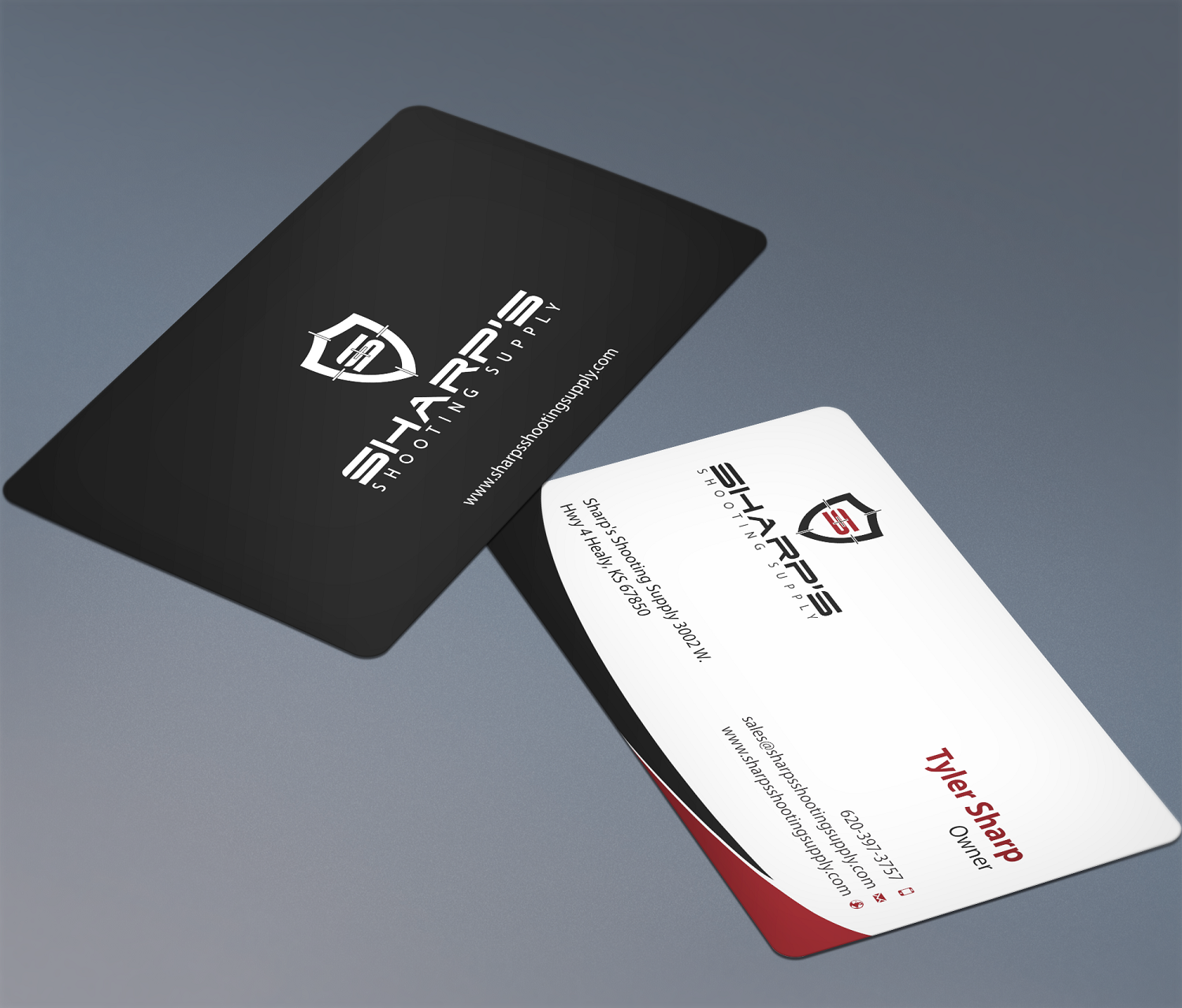 Business Card Design by teddie80 for Sharp's Shooting Supply | Design #3568883