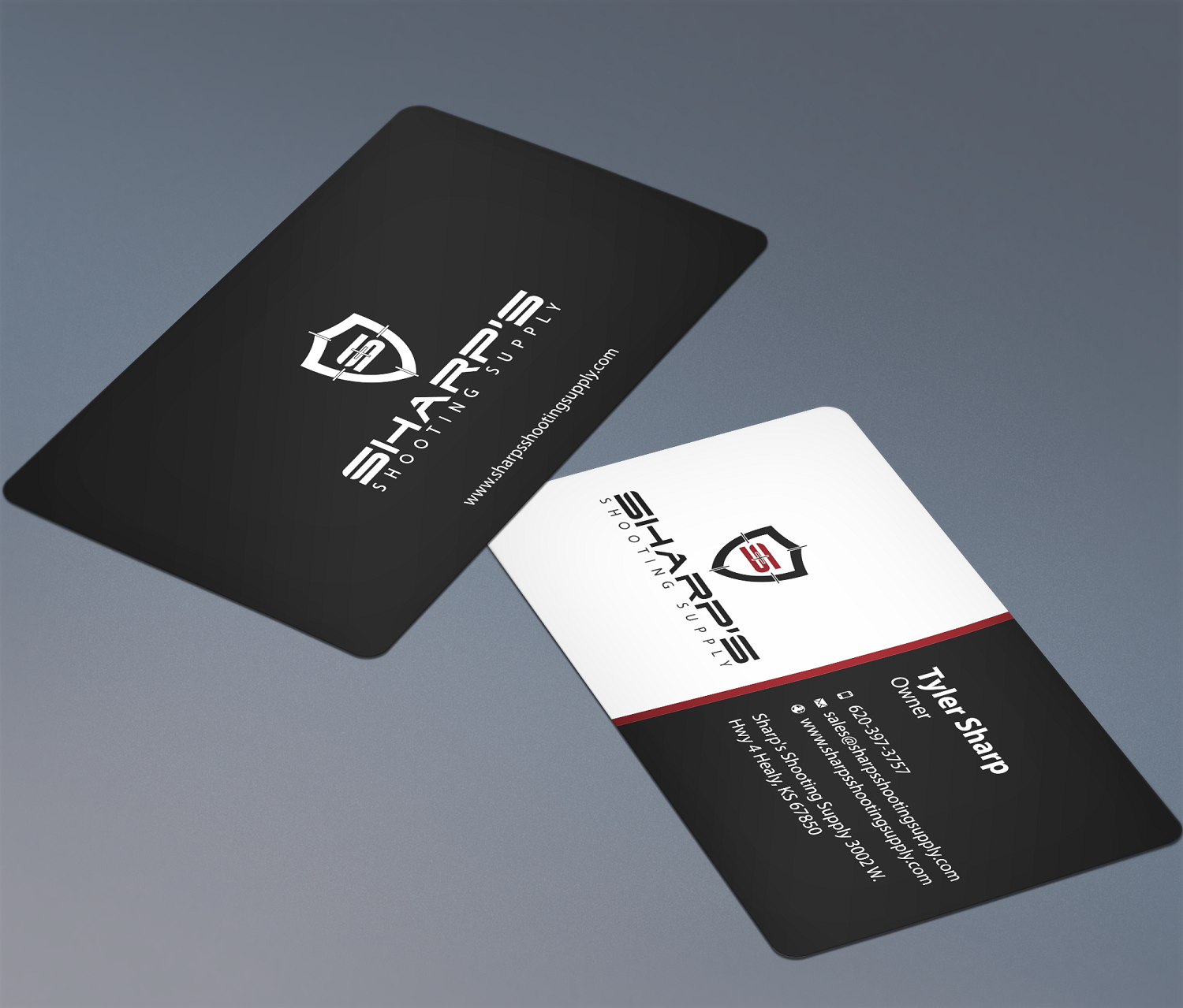 Business Card Design by teddie80 for Sharp's Shooting Supply | Design #3568885
