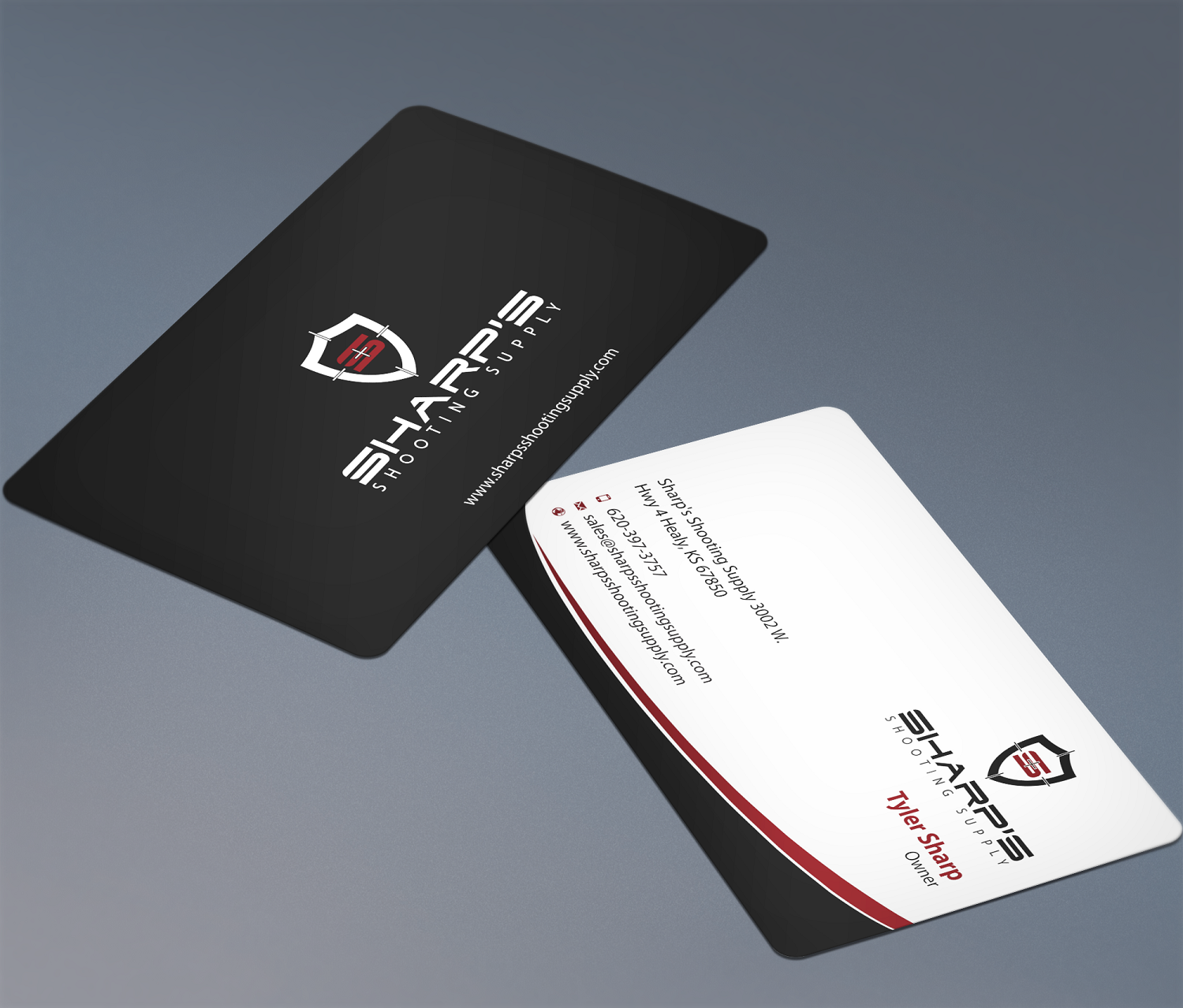 Business Card Design by teddie80 for Sharp's Shooting Supply | Design #3568886