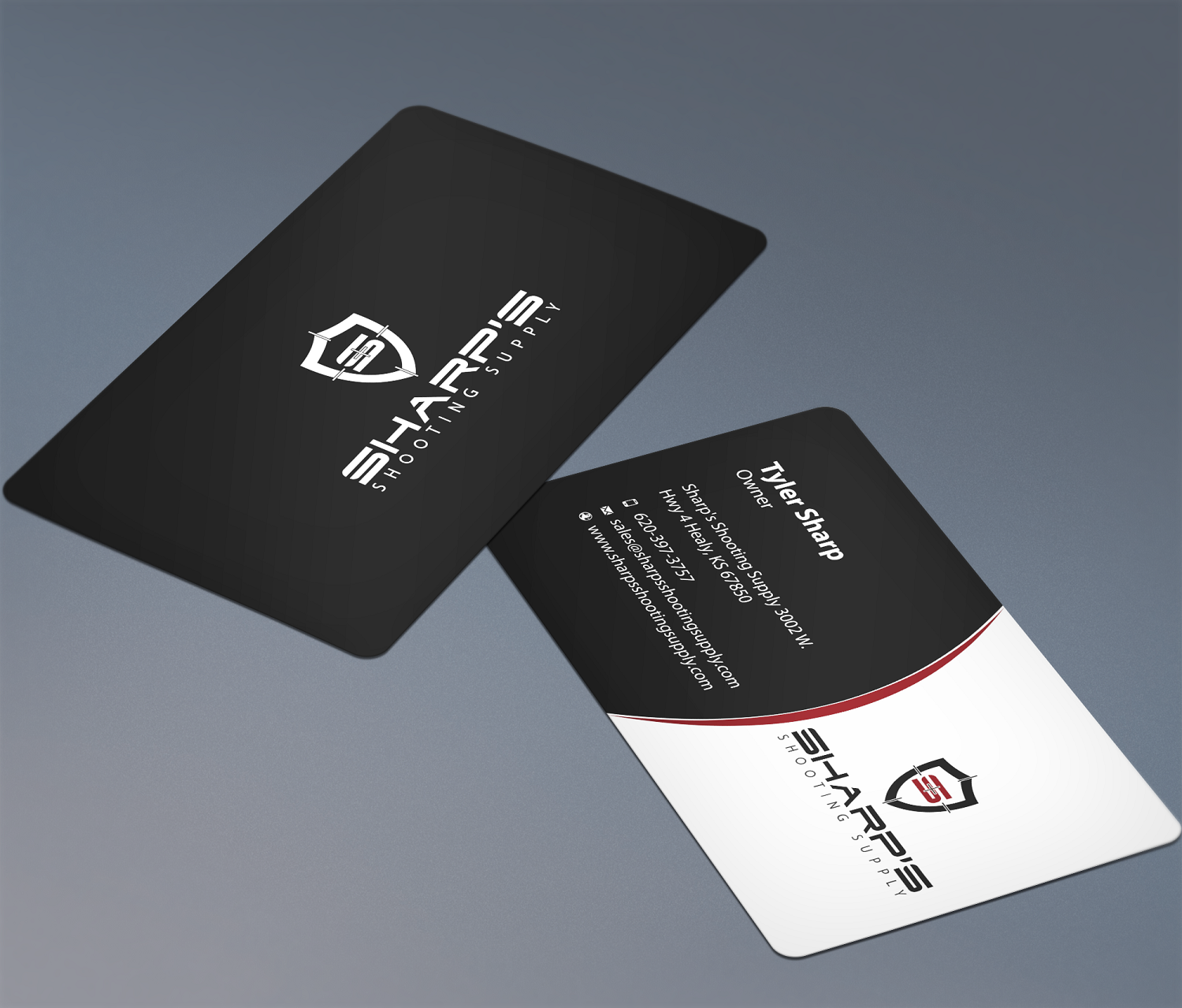 Diseño de Tarjeta de Presentación por teddie80 para Sharp's Shooting Supply | Diseño #3569509
