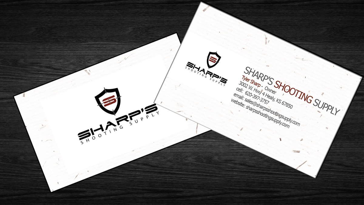 Business Card Design by tanvir for Sharp's Shooting Supply | Design #3561889