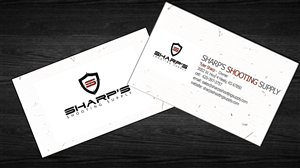 Diseño de Tarjeta de Presentación por tanvir para Sharp's Shooting Supply | Diseño #3561889