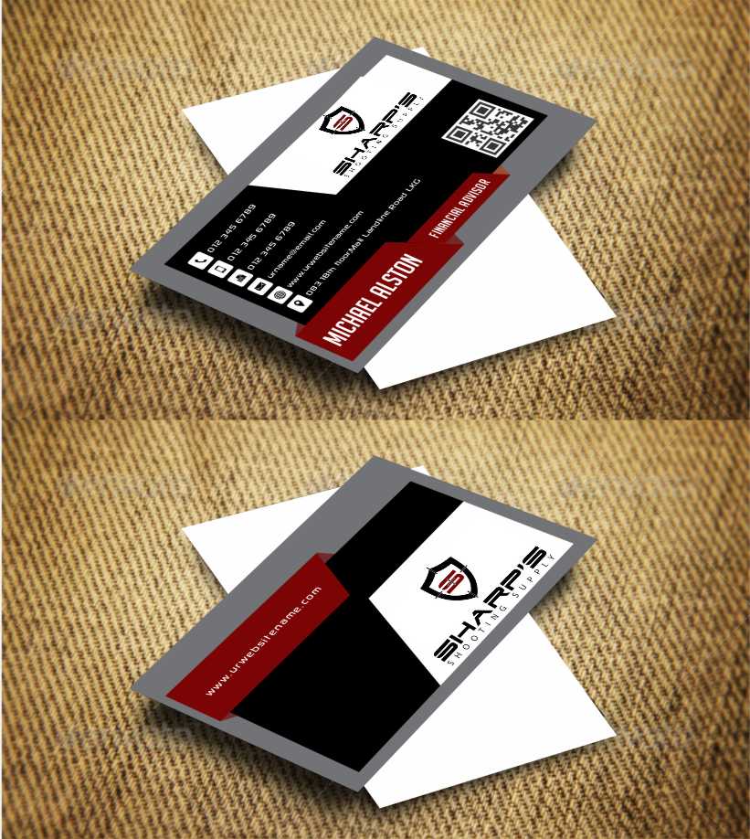Business Card Design by AwsomeD for Sharp's Shooting Supply | Design #3562295