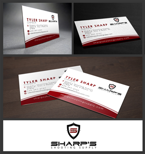 Diseño de Tarjeta de Presentación por Ahero Production para Sharp's Shooting Supply | Diseño #3566415