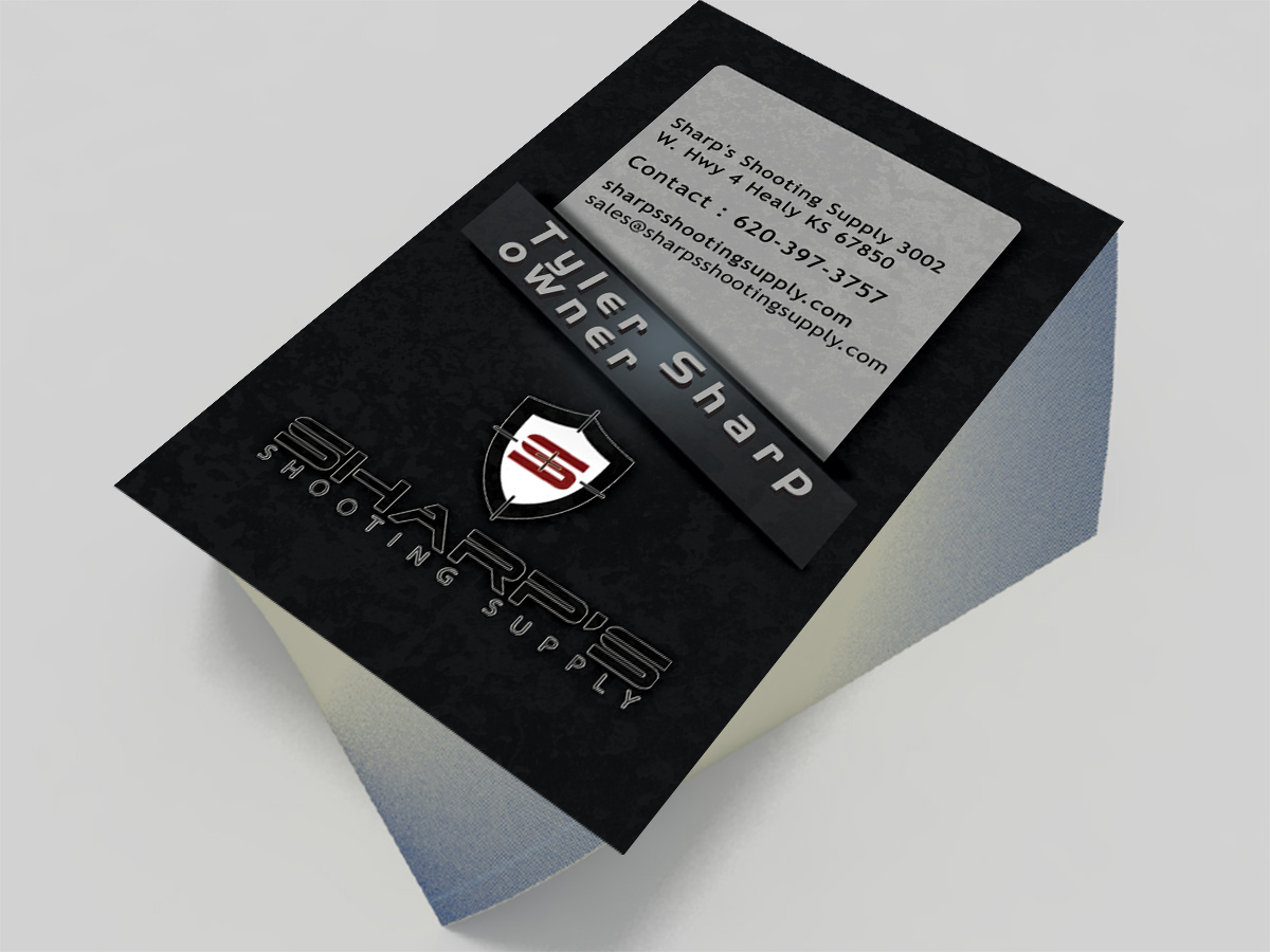 Business Card Design by Riz' for Sharp's Shooting Supply | Design #3563627
