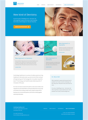 Web Design par Cesworks pour Brian Bell, DDS | Design : #3573984