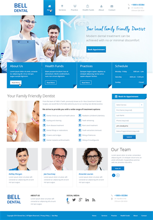 Web Design par Emmanuel pour Brian Bell, DDS | Design : #3633515