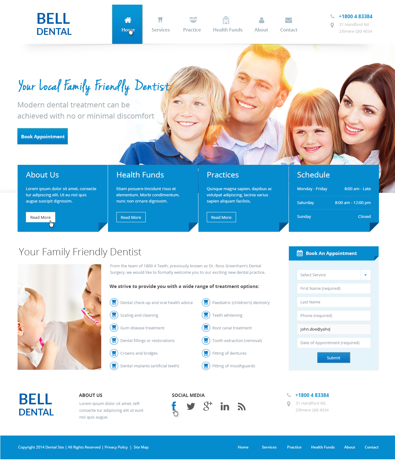 Diseño Web por Emmanuel para Brian Bell, DDS | Diseño #3633517