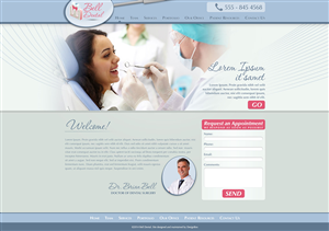 Web Design by designbox for Brian Bell, DDS | Design #3736407
