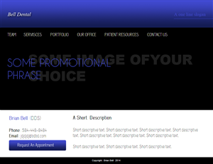 Web Design par coa pour Brian Bell, DDS | Design : #3744711