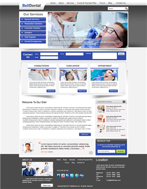Web Design by Heru Purwanto for Brian Bell, DDS | Design #3738079