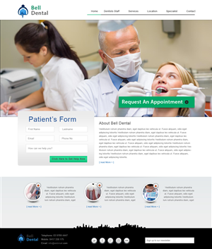 Web Design par webxvision pour Brian Bell, DDS | Design : #3596337