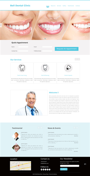 Web Design par pb pour Brian Bell, DDS | Design : #3578517