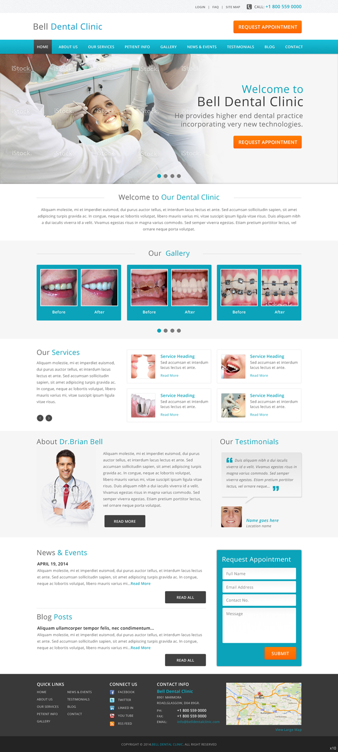 Web Design by pb for Brian Bell, DDS | Design #3578519