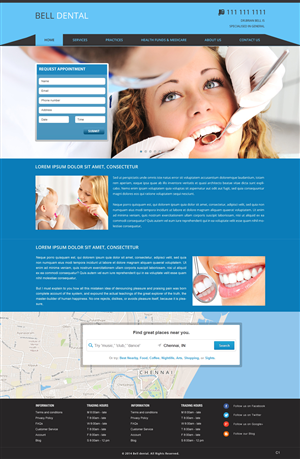 Web Design par pb pour Brian Bell, DDS | Design : #3578520
