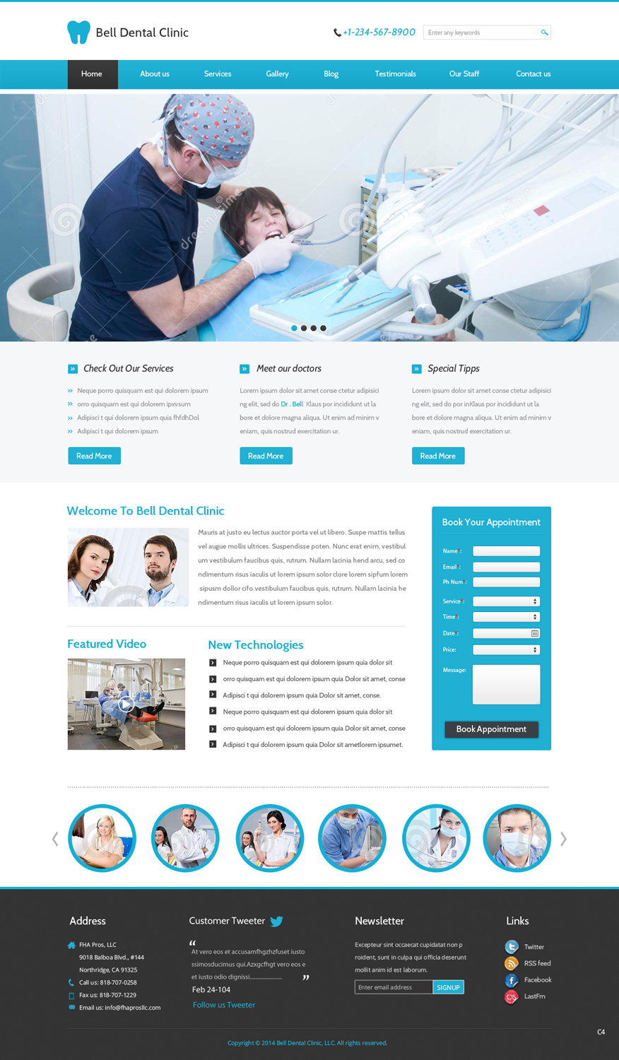 Web Design by pb for Brian Bell, DDS | Design #3578542