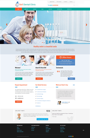 Web Design par pb pour Brian Bell, DDS | Design : #3578554