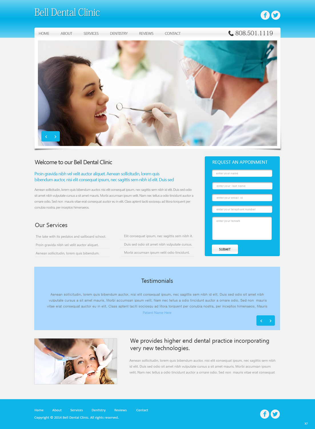 Web Design par pb pour Brian Bell, DDS | Design #3578564
