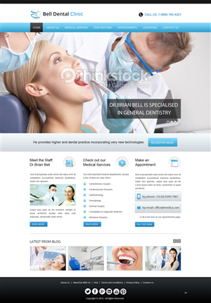 Web Design by pb for Brian Bell, DDS | Design #3578569