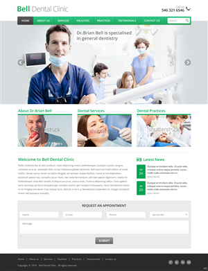 Web Design par pb pour Brian Bell, DDS | Design : #3578571