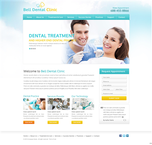 Web Design par pb pour Brian Bell, DDS | Design : #3617487