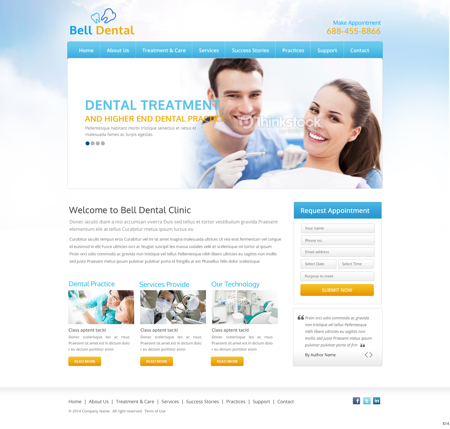 Web Design by pb for Brian Bell, DDS | Design #3617489