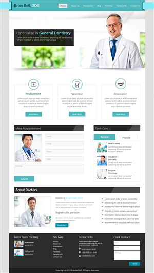 Web Design par OM pour Brian Bell, DDS | Design : #3589292