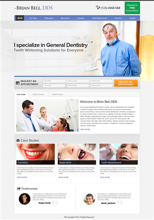 Web Design par OM pour Brian Bell, DDS | Design : #3596807