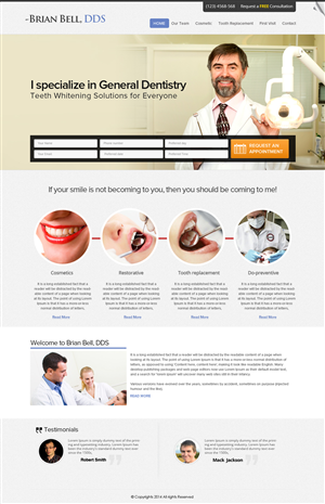 Web Design par OM pour Brian Bell, DDS | Design : #3596810