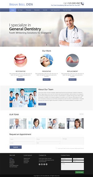 Web Design par OM pour Brian Bell, DDS | Design : #3596820