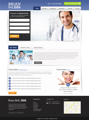 Web Design par OM pour Brian Bell, DDS | Design : #3596838