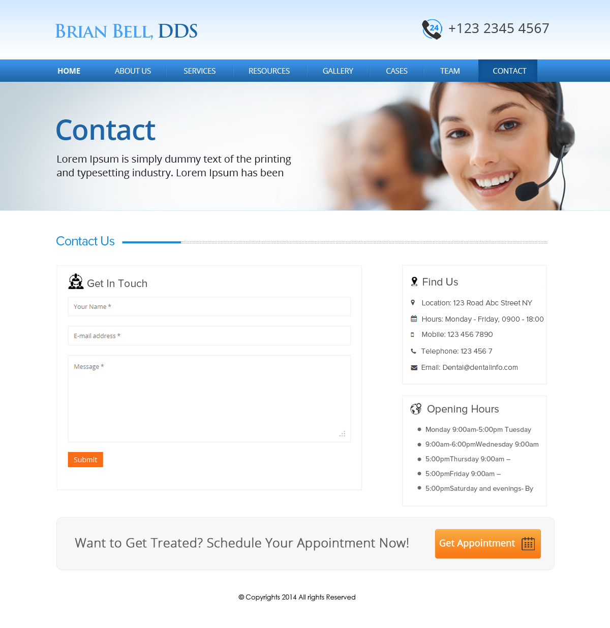 Web Design by OM for Brian Bell, DDS | Design #3674877