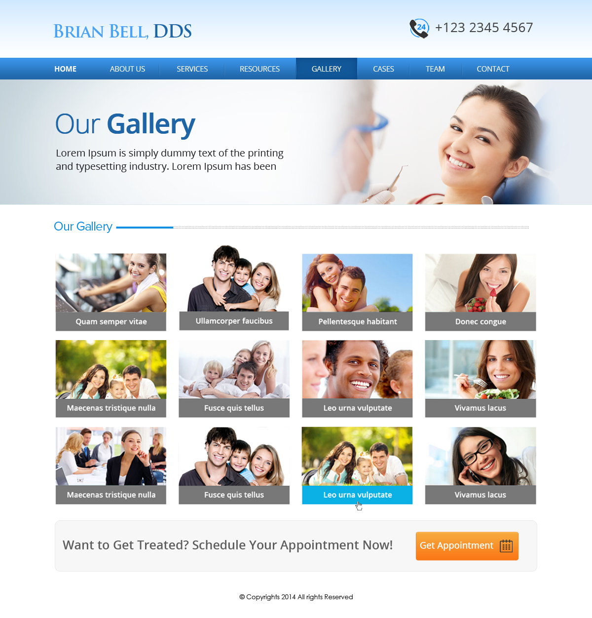 Web-Design von OM für Brian Bell, DDS | Design #3674884