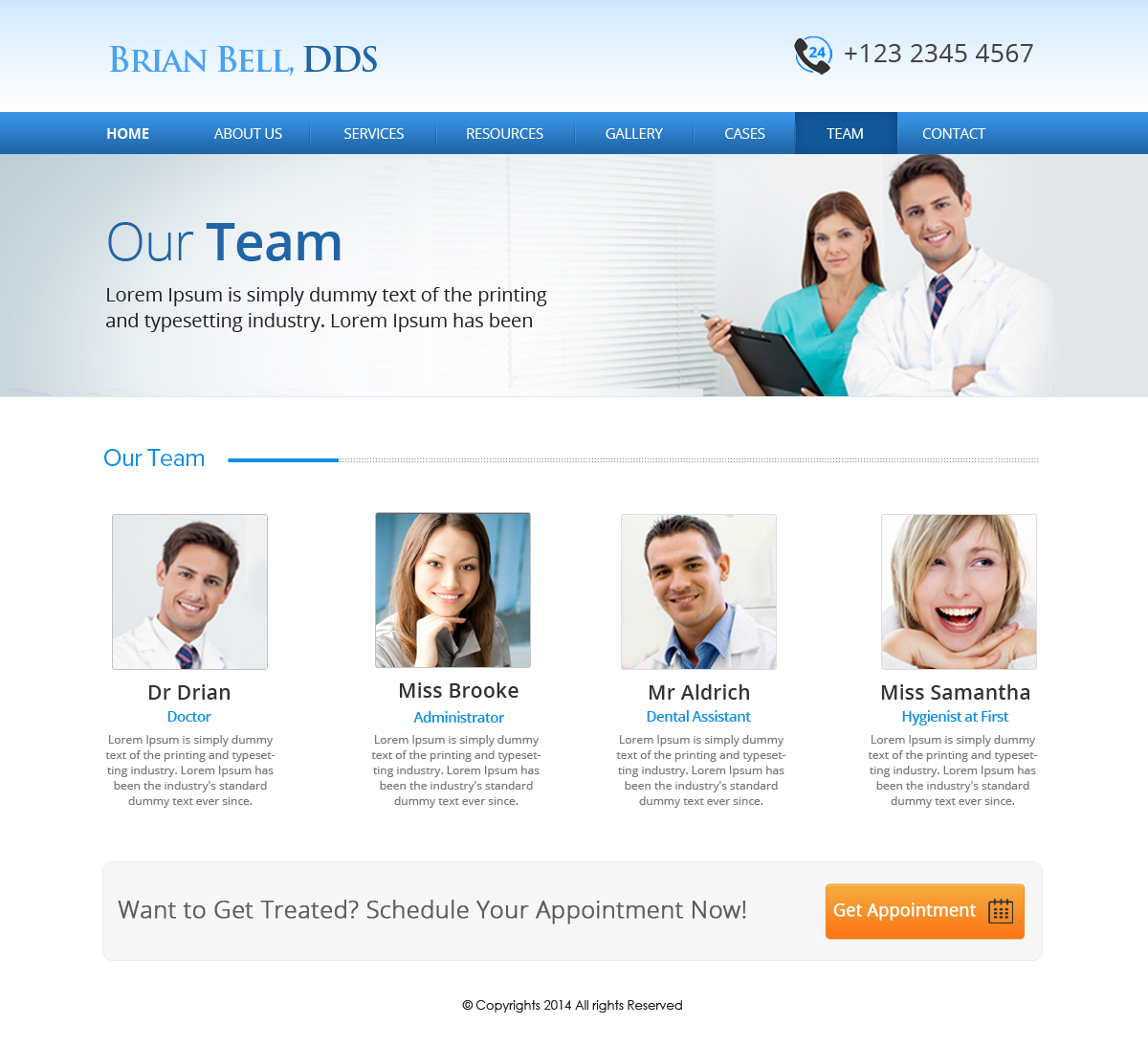 Web-Design von OM für Brian Bell, DDS | Design #3674948