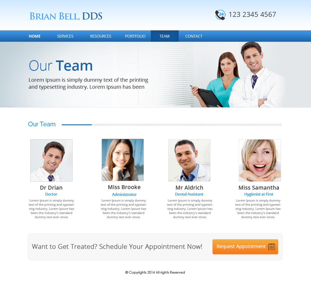 Web Design by OM for Brian Bell, DDS | Design #3688981
